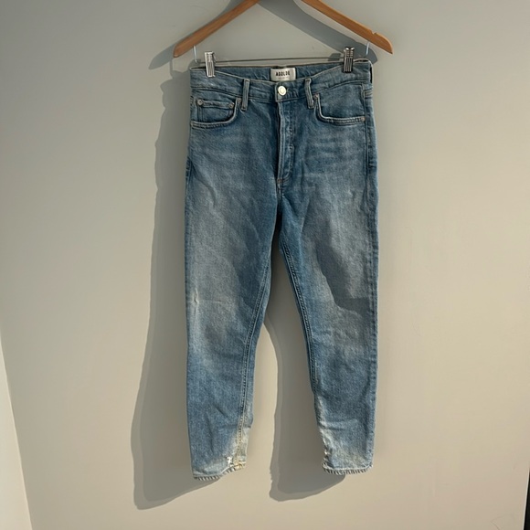 Agolde Nico‎ High Rise Slim Fit Jeans - Picture 1 of 7